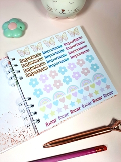 Caderno pocket 15x15cm personalizado - Fofurinhas da Bila