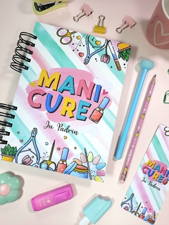 Agendamento sem data Manicure miolo Cute - tamanho A5