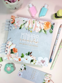 Caderno de receitas 18x18cm - Miolo cute