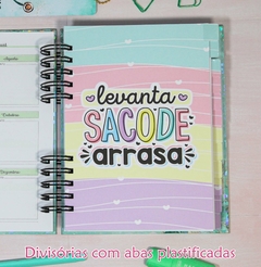 Agenda sem data Miolo Living - 1 dia por página tamanho 18x18cm