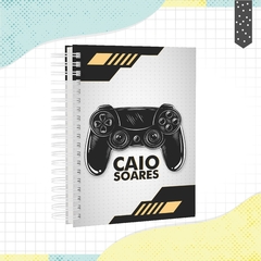 Caderno Video Game 01 - tamanho A5