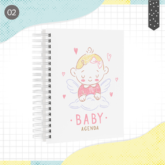 Agenda escolar baby permanente - 1 dia por página - Menina - comprar online