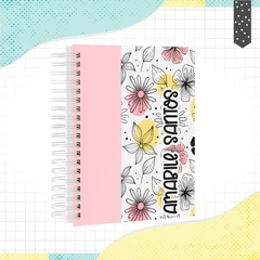 Caderno Floral 01 - tamanho colegial