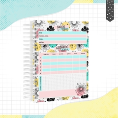 Caderno Floral 01 - tamanho colegial - comprar online