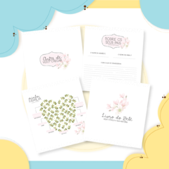 Livro do bebê - Floral 02 - comprar online