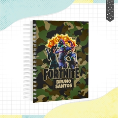 Caderno Fortnite - tamanho A5