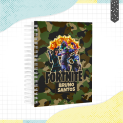 Agenda escolar permanente - 1 dia por página - Fortnite