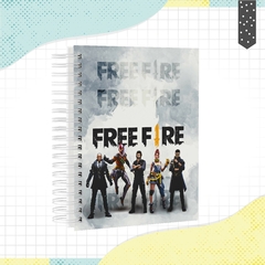 Caderno Free Fire - tamanho A5