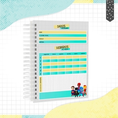 Caderno Heróis 01 - tamanho A5 - comprar online