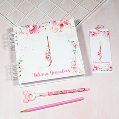 Caderno 18x18cm personalizado