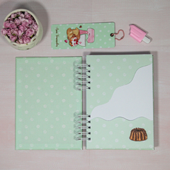 Caderno de receitas A5 - Miolo cute - comprar online