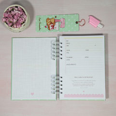 Caderno de receitas A5 - Miolo cute - loja online