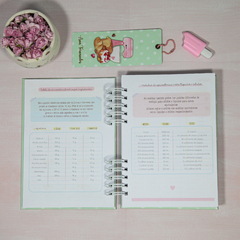 Caderno de receitas A5 - Miolo cute