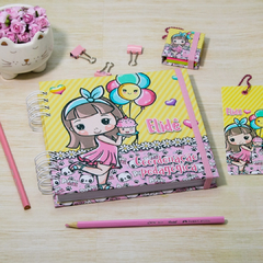 Caderno 18x18cm personalizado - loja online