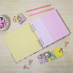 Caderno 18x18cm personalizado