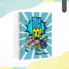 Caderno Jovens Titãs - tamanho colegial