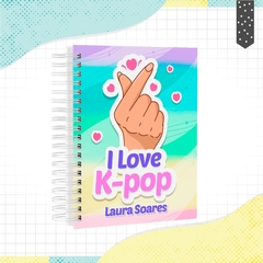 Caderno K-pop - tamanho universitário