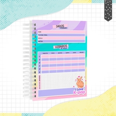 Caderno K-pop - tamanho colegial - comprar online