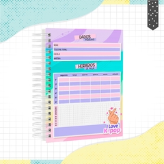 Caderno K-pop - tamanho universitário - comprar online