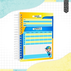 Caderno Luccas e Gigi - tamanho colegial - comprar online