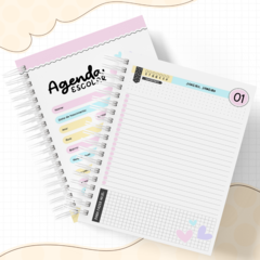 Agenda escolar permanente - 1 dia por página - Candy color - comprar online