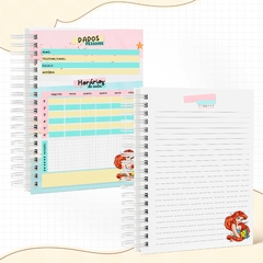 Caderno Ariel - tamanho colegial - comprar online