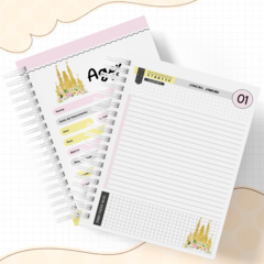 Agenda escolar permanente - 1 dia por página - Princesa - comprar online