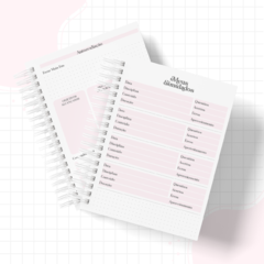 Planner de estudos permanente - feminino