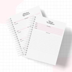 Planner de estudos permanente - feminino - comprar online