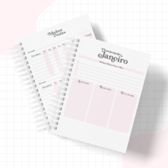 Planner de estudos permanente - feminino na internet