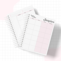 Planner de estudos permanente - feminino - Fofurinhas da Bila