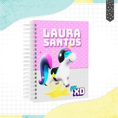 Caderno PKXD 01 - tamanho colegial