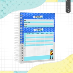 Caderno PKXD 02 - tamanho colegial - comprar online