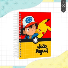 Caderno Pokemon - tamanho colegial