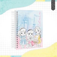 Caderno Princesas 01 - tamanho colegial