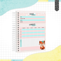 Caderno Raposinha 01 - tamanho A5 - comprar online