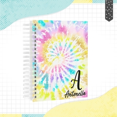 Caderno Tie Dye - tamanho A5