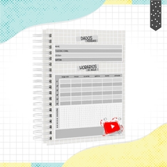 Caderno Youtube - tamanho universitário - comprar online