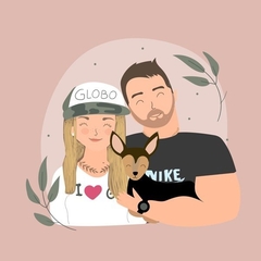 Ilustración de pareja - online store