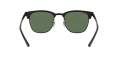 Rayban RB3716 186/58 CLUBMASTER METAL MATTE BLACK ON BLACK POLARIZADO