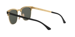 Rayban RB3716 187/58 CLUBMASTER METAL BLACK ON ARISTA POLARIZADO - tienda online