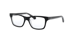 RAYBAN JUNIOR VISTA 0RJ1536 3529 48 BLACK ON TRANSPARENT