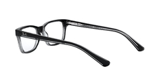 RAYBAN JUNIOR VISTA 0RJ1536 3529 48 BLACK ON TRANSPARENT - tienda online