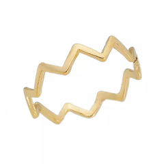 ANEL ZIG ZAG NO OURO ANVM013-O