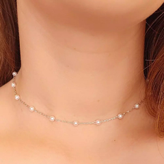 CHOKER COM PÉROLAS NO RÓDIO - CHVM020-R