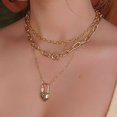 CHOKER DE ELOS PEQUENOS NO OURO CHVM098-O - comprar online