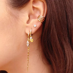 PIERCING FAKE CAMILA DE 4 AROS LISO - BVM426-O - comprar online