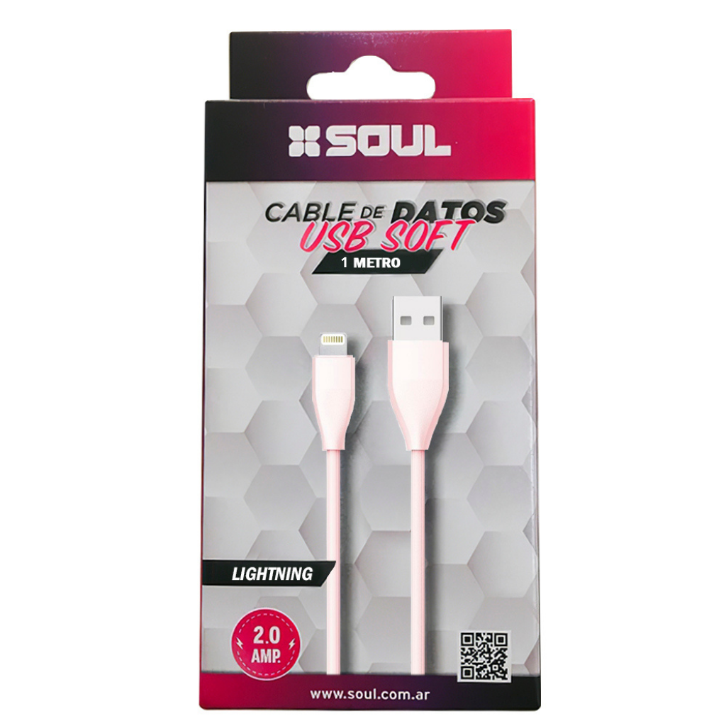 Cable USB Iphone Soul Soft 1 Metro - NG Store