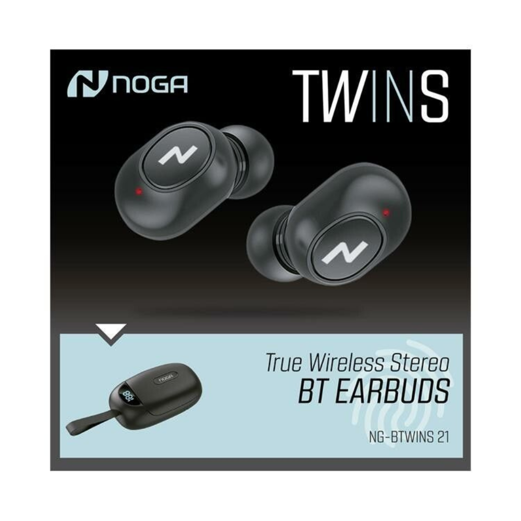 AURICULAR BLUETOOTH NOGA NG-BTWINS 12 TRUE WIRELESS STEREO