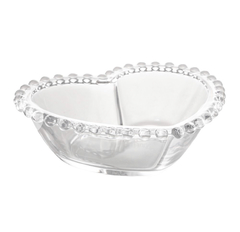 4 BowlsCristal Coração Pearl Transparente 19x15x6cm Wolff na internet